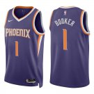 Suns #1 Devin Booker Purple Swingman Jersey