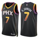 Suns #7 Kevin Johnson Black Statement Swingman Jersey