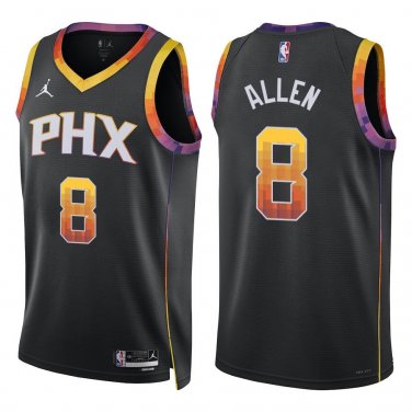 Suns #8 Grayson Allen Black Statement Swingman Jersey
