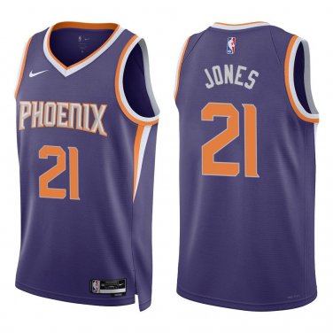 Suns #21 Tyus Jones Purple Swingman Jersey