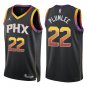 Suns #22 Mason Plumlee Black Statement Swingman Jersey