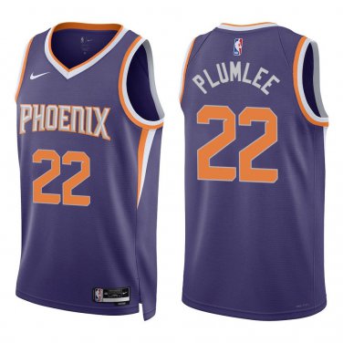 Suns #22 Mason Plumlee Purple Swingman Jersey