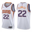 Suns #22 Mason Plumlee White Swingman Jersey