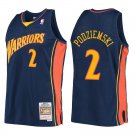 Warriors #2 Brandin Podziemski Navy Throwback Swingman Jersey