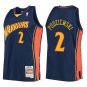 Warriors #2 Brandin Podziemski Navy Throwback Swingman Jersey
