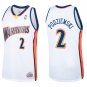 Warriors #2 Brandin Podziemski White Throwback Swingman Jersey