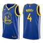 Warriors #4 Moses Moody Royal Blue Swingman Jersey
