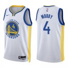 Warriors #4 Moses Moody White Swingman Jersey