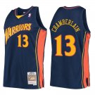 Warriors #13 Wilt Chamberlain Navy Throwback Swingman Jersey