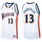 Warriors #13 Wilt Chamberlain White Throwback Swingman Jersey