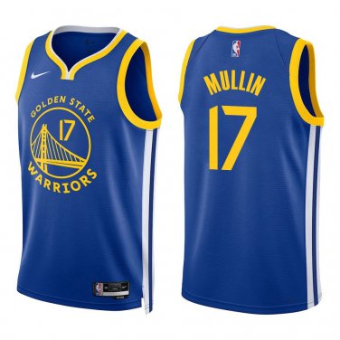 Warriors #17 Chris Mullin Royal Blue Swingman Jersey