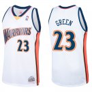 Warriors #23 Draymond Green White Throwback Swingman Jersey