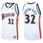 Warriors #32 Trayce Jackson-Davis White Throwback Swingman Jersey