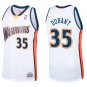 Warriors #35 Kevin Durant White Throwback Swingman Jersey