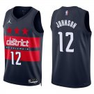 Washington Wizards #12 Tre Johnson Navy Jersey