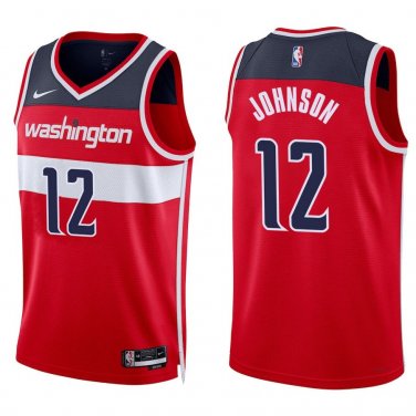 Washington Wizards #12 Tre Johnson Red Jersey