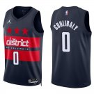 Wizards #0 Bilal Coulibaly Navy Swingman Jersey