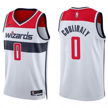 Wizards #0 Bilal Coulibaly White Swingman Jersey