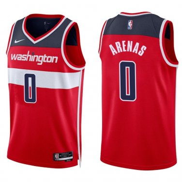 Wizards #0 Gilbert Arenas Red Swingman Jersey