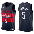 Wizards #5 AJ Johnson Navy Swingman Jersey