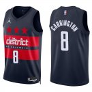 Wizards #8 Carlton Carrington Navy Swingman Jersey