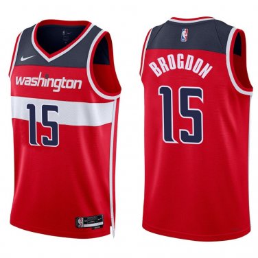 Wizards #15 Malcolm Brogdon Red Swingman Jersey