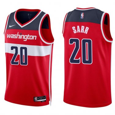 Wizards #20 Alex Sarr Red Swingman Jersey