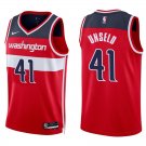 Wizards #41 Wes Unseld Red Swingman Jersey