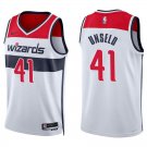 Wizards #41 Wes Unseld White Swingman Jersey