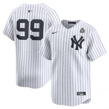 Aaron Judge #99 New York Yankees 2024 World Series Home Limited Player Jersey - White