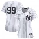 Aaron Judge #99 New York Yankees Women's 2024 World Series Home Limited Player Jersey - White