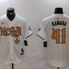 Alvin Kamara #41 New Orleans Saints Stitched Jersey White
