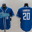 Barry Sanders #20 Detroit Lions Stitched Jersey Blue
