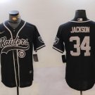 Bo Jackson #34 Las Vegas Raiders Stitched Jersey Black