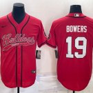 Brock Bowers #19 Georgia Bulldogs Stitched Jersey Red