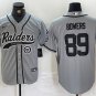 Brock Bowers #89 Las Vegas Raiders Stitched Jersey Gray