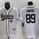 Brock Bowers #89 Las Vegas Raiders Stitched Jersey White