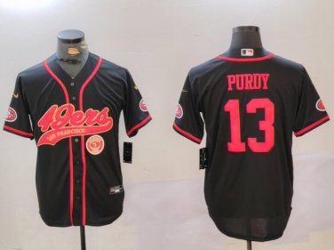 Brock Purdy #13 San Francisco 49ers Stitched Jersey Black