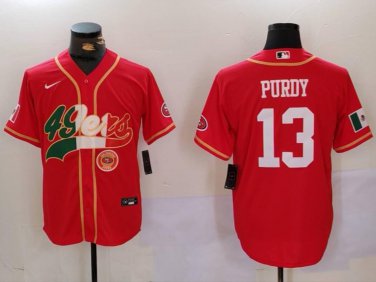 Brock Purdy #13 San Francisco 49ers Stitched Jersey Scarlet Fans