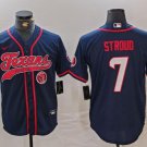 C.J. Stroud #7 Houston Texans Stitched Jersey Navy