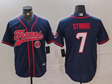 C.J. Stroud #7 Houston Texans Stitched Jersey Navy