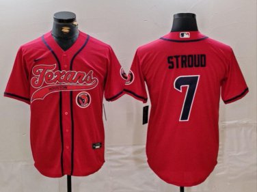 C.J. Stroud #7 Houston Texans Stitched Jersey Red
