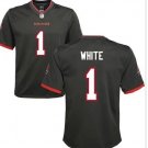 toddler  Buccaneers Uniform #1 Rashaad White Jerseys Pewter Game Limited Shirt