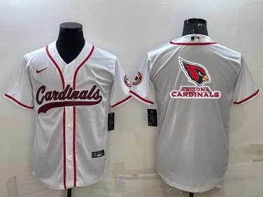 Activewear  Arizona Cardinals Uniform Blank Jerseys White Baseball CoolBase Shirt