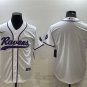 Activewear  Baltimore Ravens Uniform Blank Jerseys White Baseball CoolBase Shirt