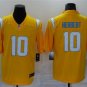 Activewear  Chargers Uniform #10 Justin Herbert Jerseys Gold Inverted Limited Shirt