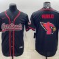 Activewear  Uniform #1 Kyler Murray Jerseys Black Team Big Logo Baseball Shirt
