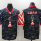 Activewear  Uniform #1 Kyler Murray Jerseys Camo USA Flag Limited Shirt