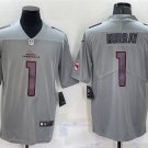 Activewear  Uniform #1 Kyler Murray Jerseys Gray Atmosphere Fashion Limited Shirt