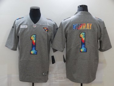 Activewear  Uniform #1 Kyler Murray Jerseys Gray Baseball CoolBase Shirt
